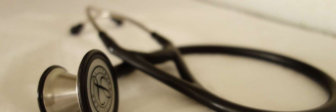 Close-up of a medical stethoscope